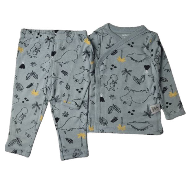 Outfit Set – 2-Piece Dinosaur Print Wrap Top & Pants, Baby Boy 0–6 Months – Carter’s