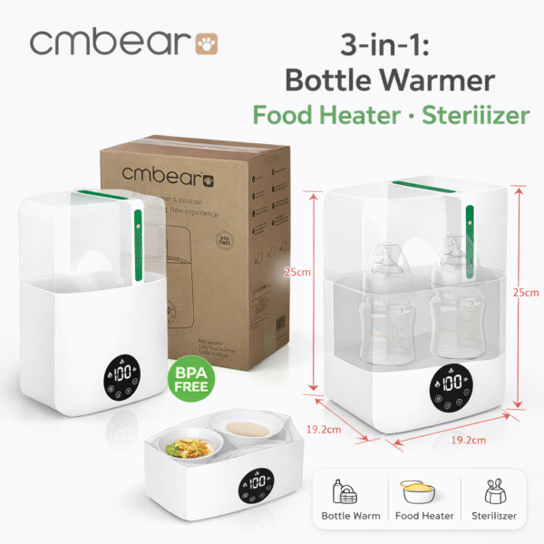 CMbear 3-in-1 Bottle Warmer Tanzania – Food Heater & Sterilizer